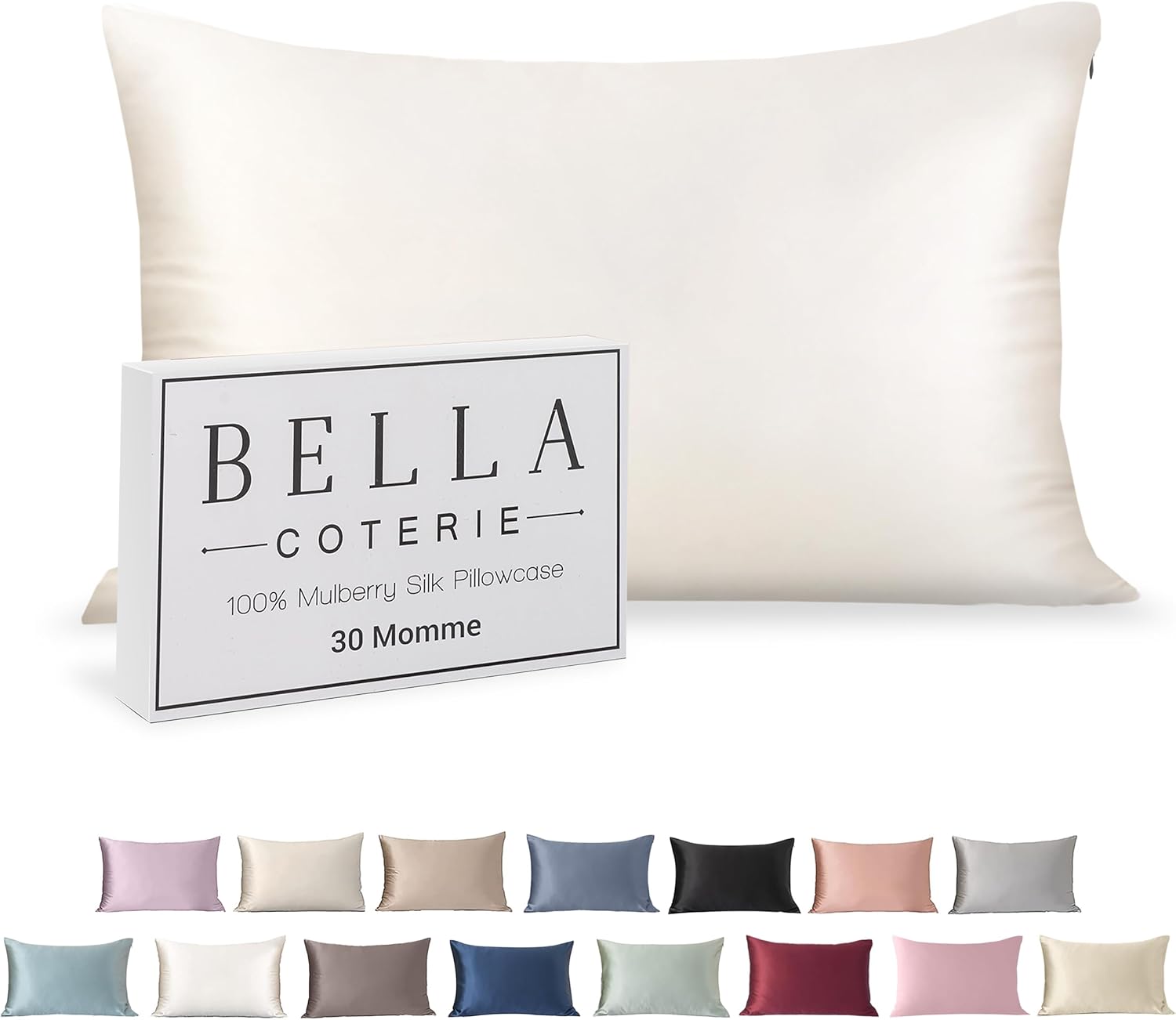 Luxury Silk Pillowcase for Hair and Skin - 30 Momme Softness