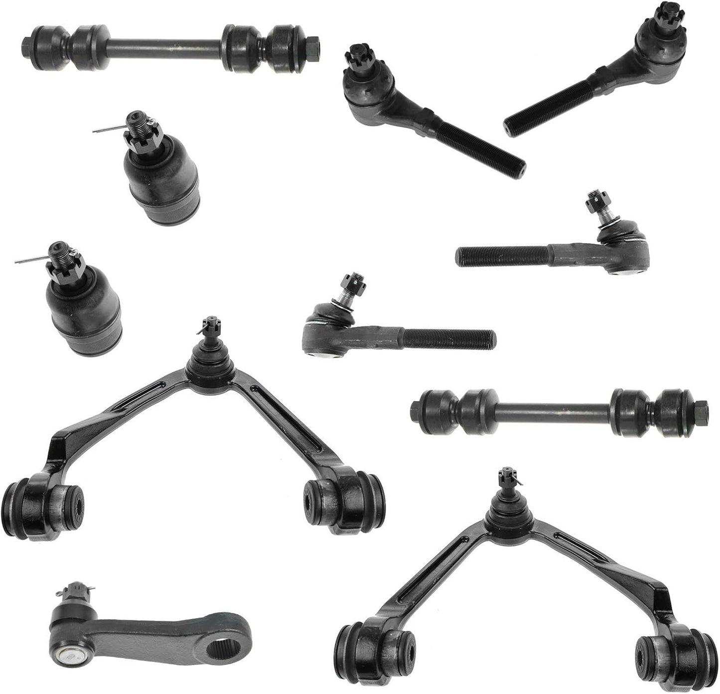 TRQ Front Steering & Suspension Kit for Ford Lincoln Vehicles