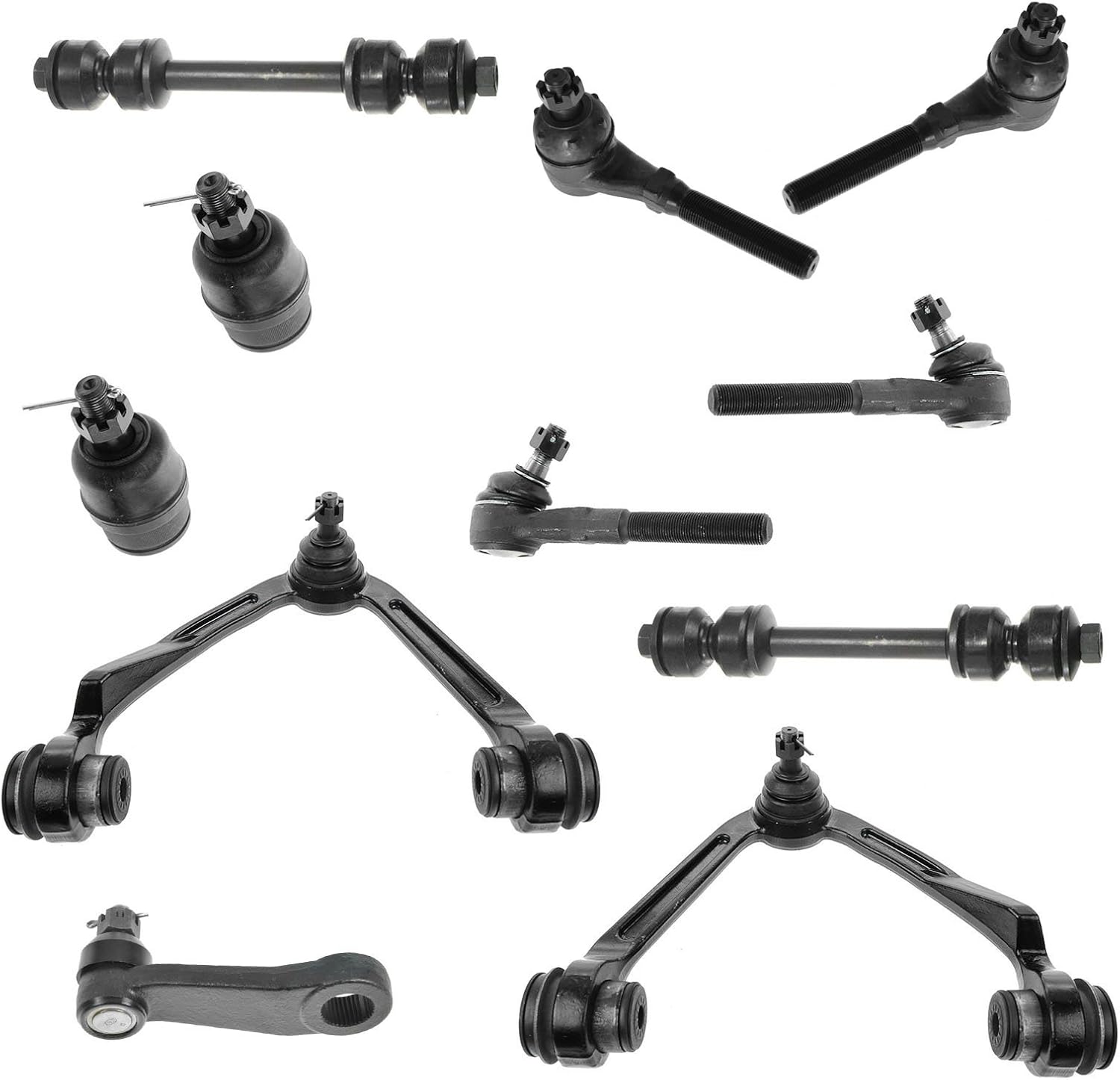 TRQ Front Steering & Suspension Kit for Ford Lincoln Vehicles