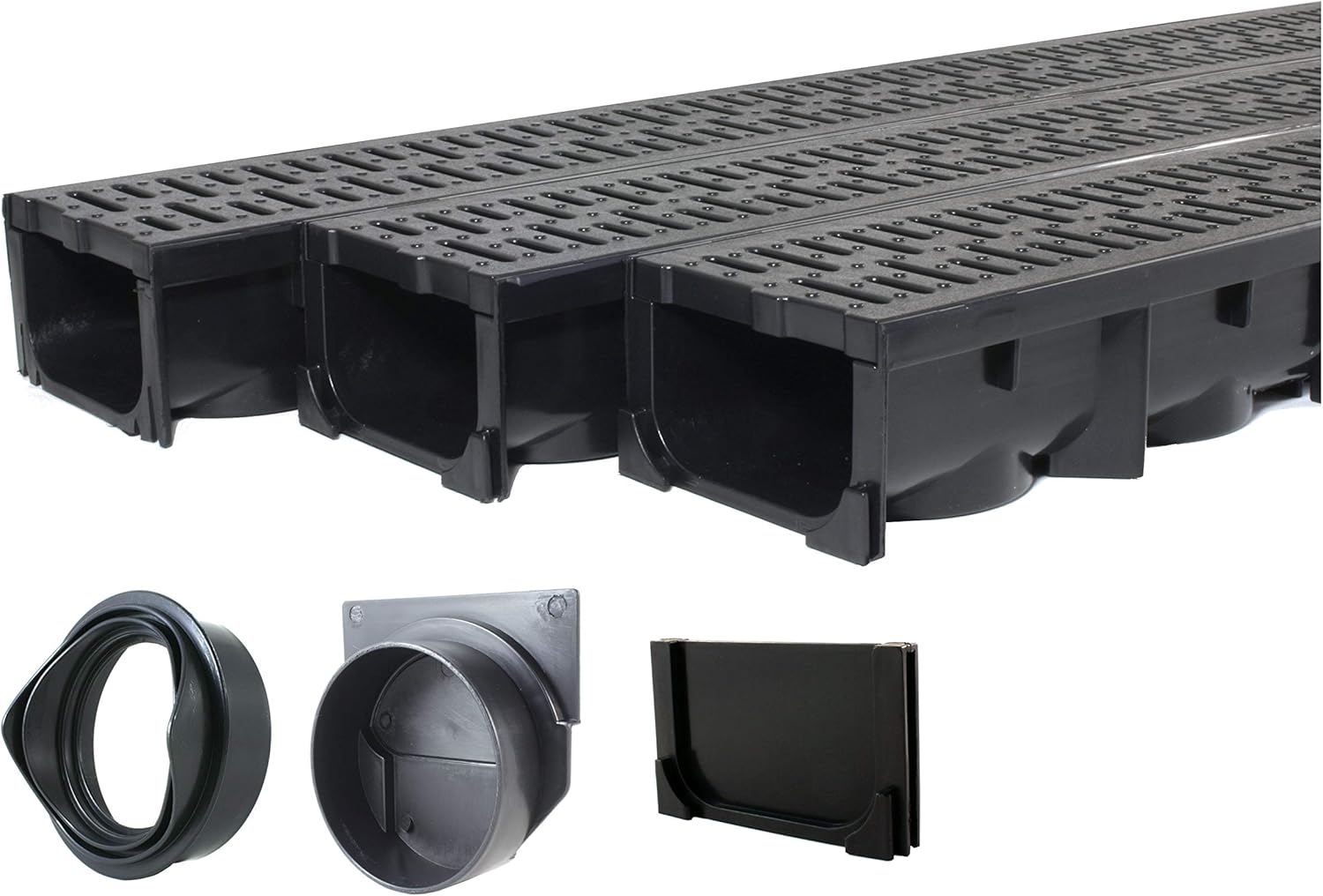 URA WATER UA-100 Drainage Trench Set for Efficient Water Flow