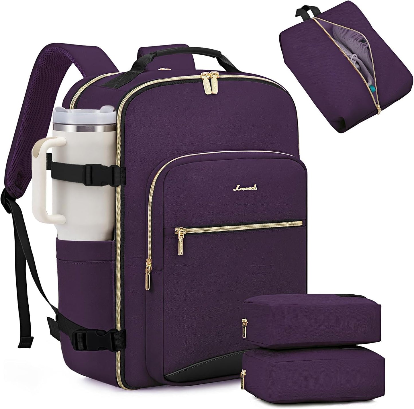 LOVEVOOK 50L Large Travel Backpack for Men and Women