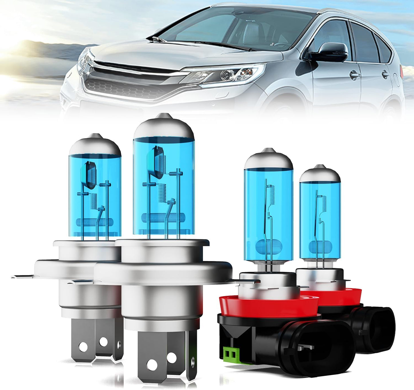 Halogen Headlights for CRV 2007-2014 with Bright Light Combo