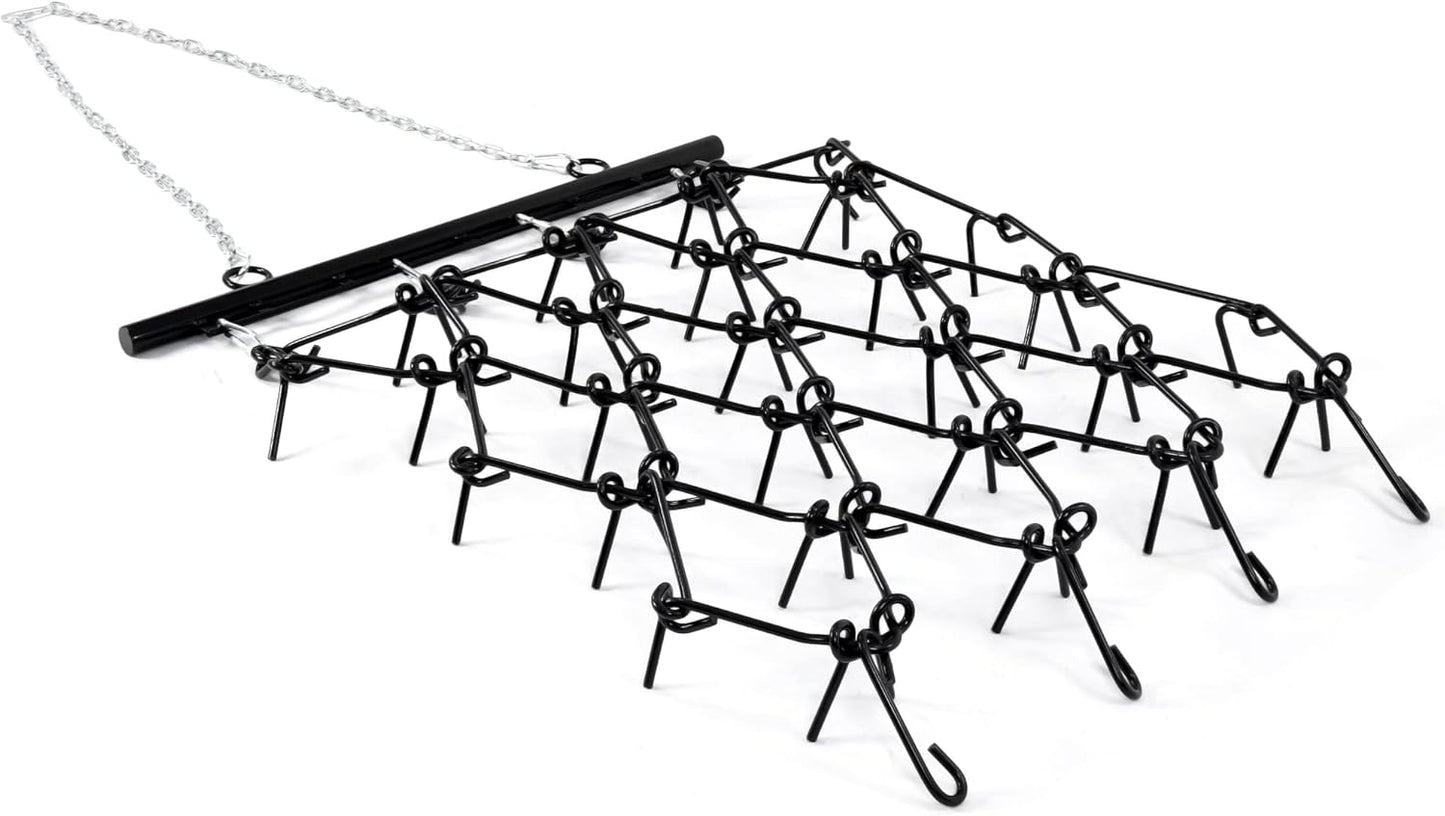 YITAMOTOR 4ftx 4ft Heavy Duty Drag Harrow for Soil Preparation