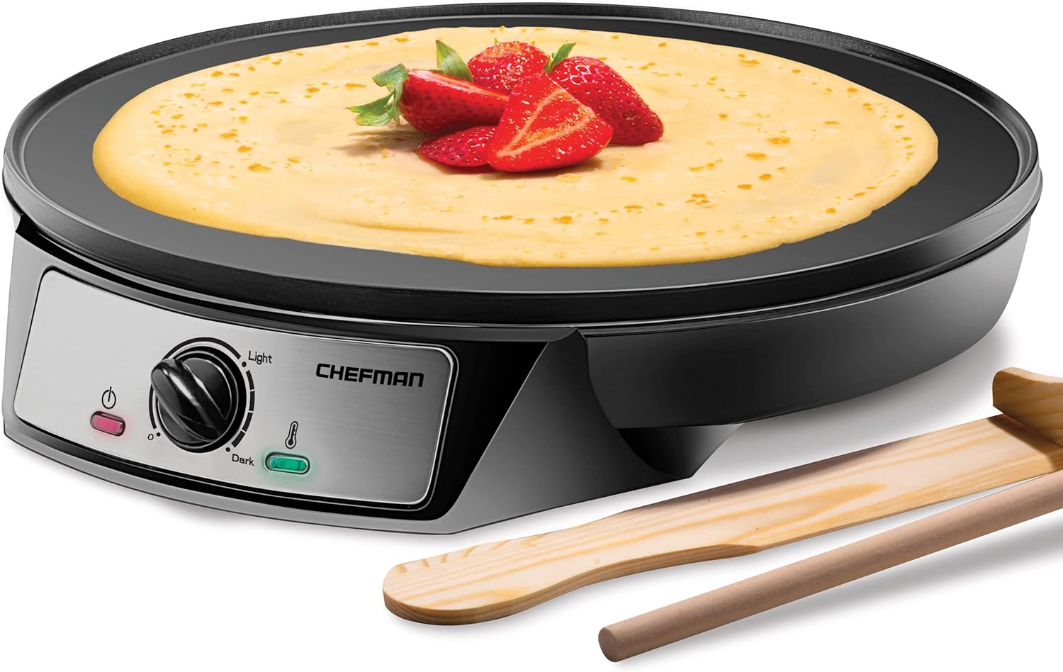 Chefman 12 Electric Crepe Maker: Precise Temp Control for Perfect Brunch
