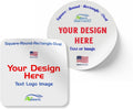 Custom Personalized Vinyl Stickers 3in Round - Dishwasher Safe Labels
