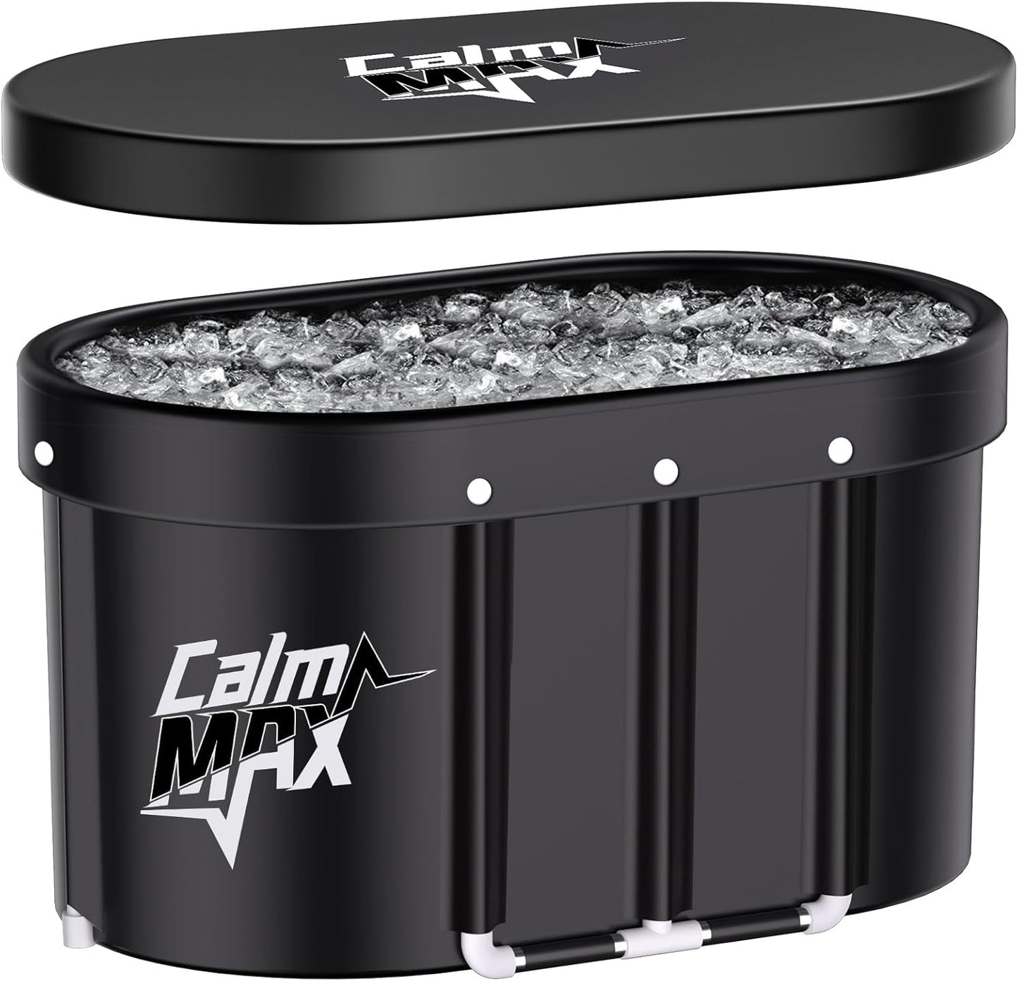 CalmMax Oval Ice Bath Tub for Athletes - Portable Cold Plunge