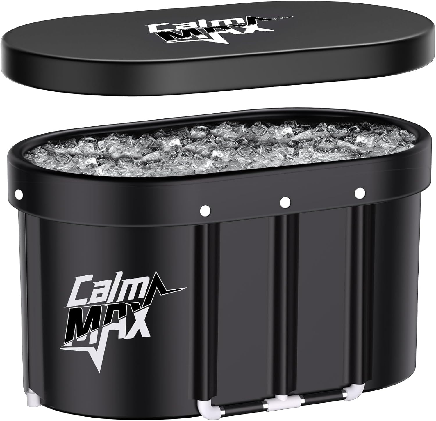 CalmMax Oval Ice Bath Tub for Athletes - Portable Cold Plunge