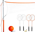 Volleyball + Badminton Combo Set - Portable Backyard Fun