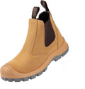 Steel Toe Work Boots for Men Slip-on Chelsea Boot - Durable Comfort in