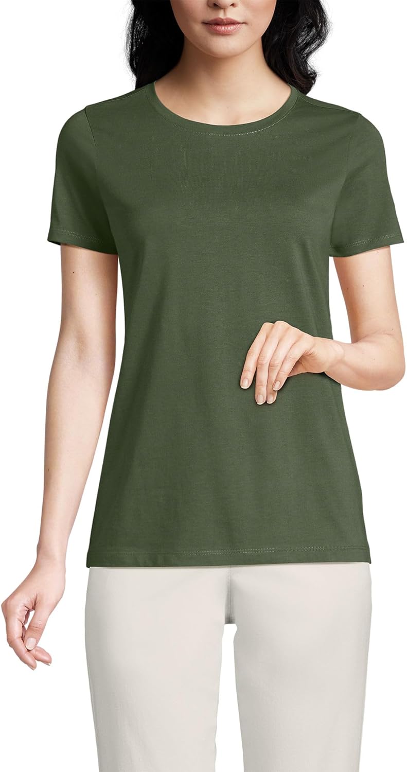 Relaxed Supima Cotton Crew Neck T-Shirt for Everyday Comfort