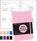 Forvencer 2025 Planner Hardcover A5 - Daily, Weekly & Monthly Planner