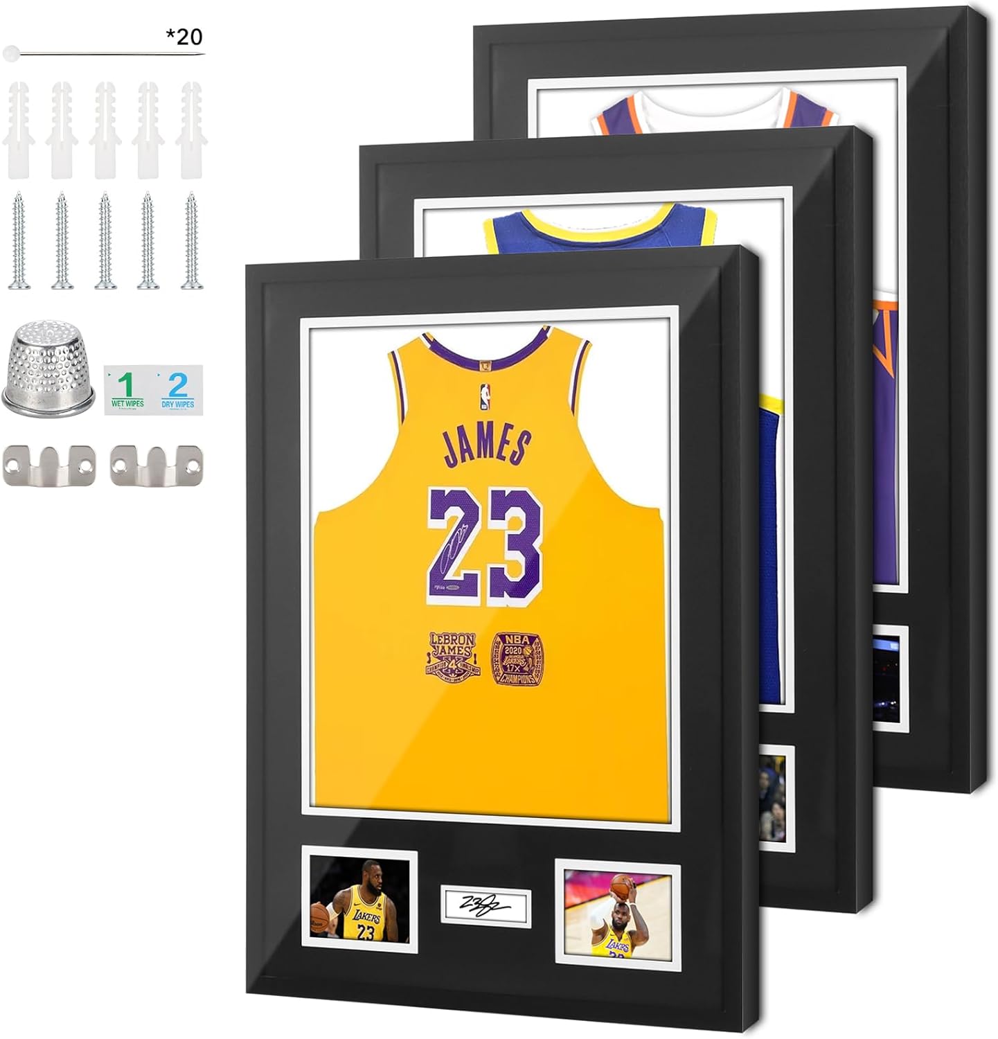 Nice C Jersey Frame Display Cases for Sports Memorabilia