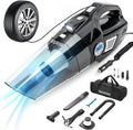 VARSK 4-in-1 Car Vacuum Cleaner & Tire Inflator - Portable 12V Tool