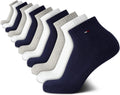 Tommy Hilfiger Men's Cushion Quarter Cut Ankle Socks - 12 Pack