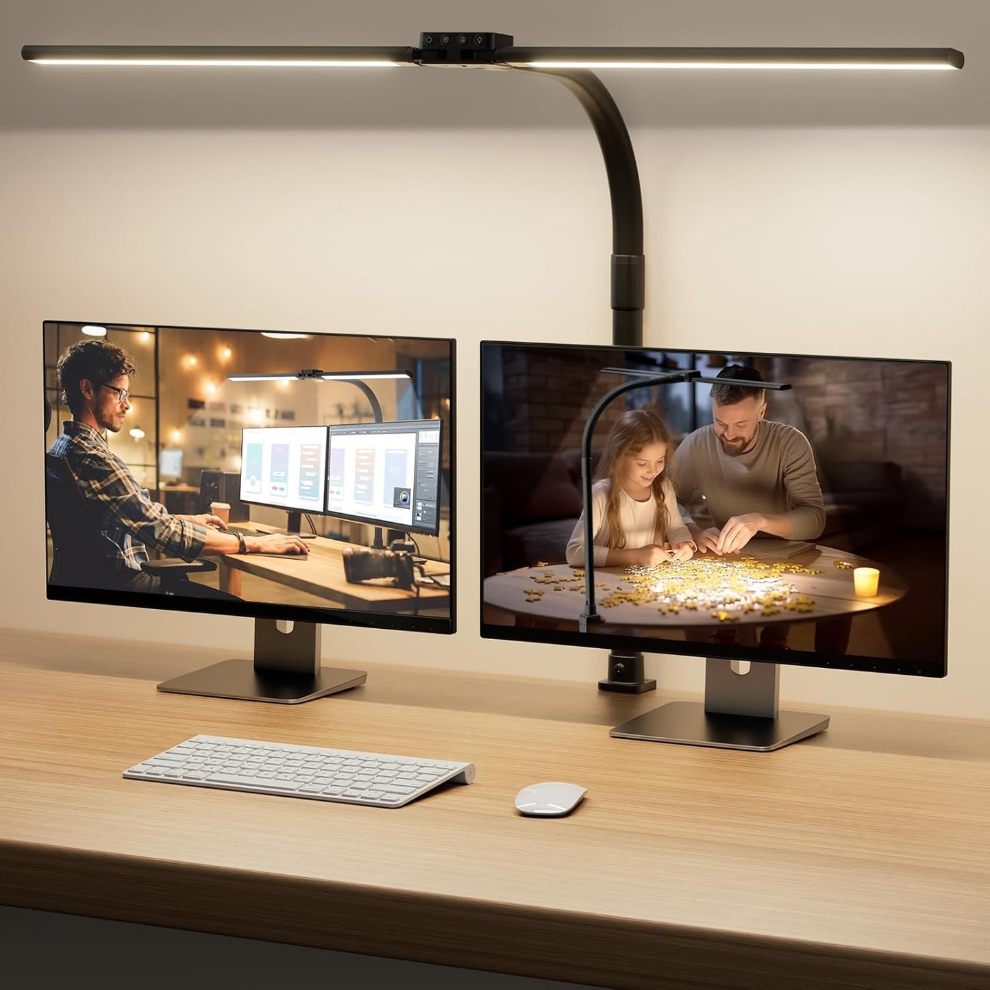 SIBRILLE LED Desk Lamp - Eye-Caring, Multi-functional Lighting