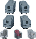 Outdoor Swivel Lounge Chair Cover 4 Pack for All Seasons