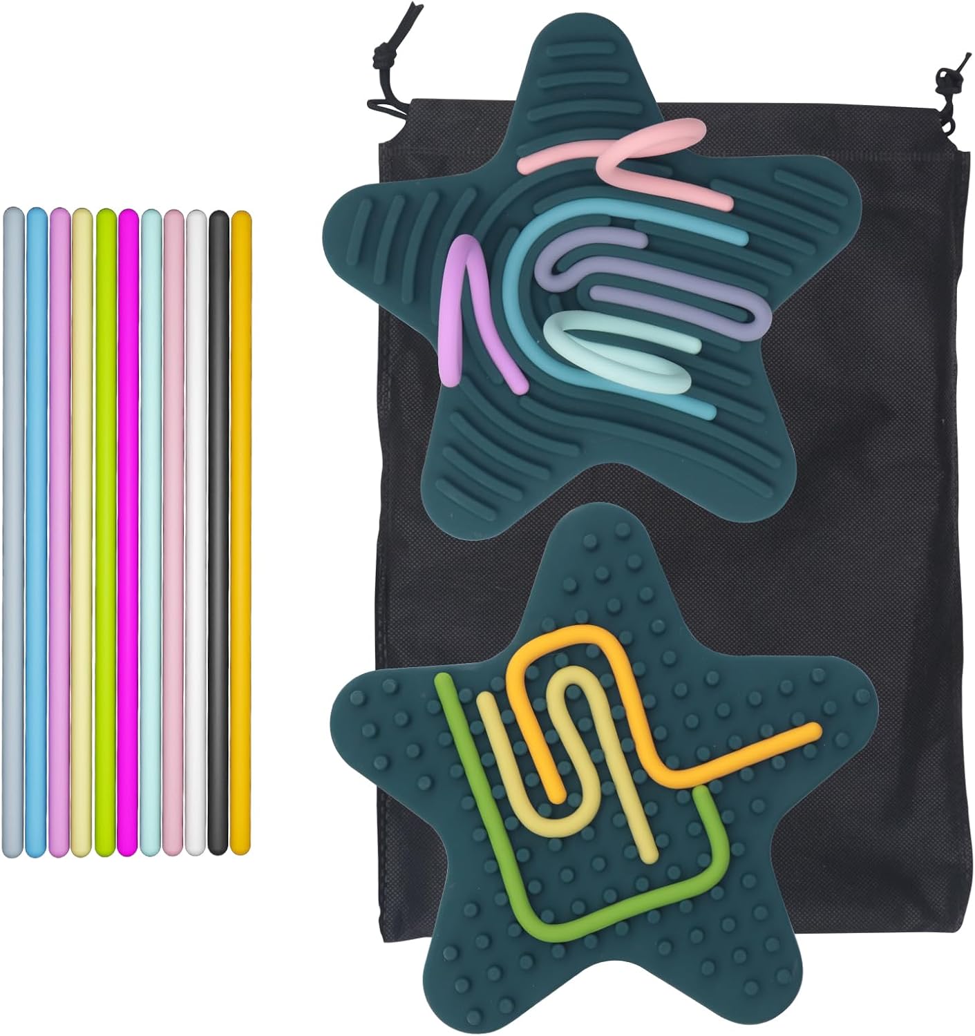 Rosrive Sensory Activity Board - Calming Fidget Toy