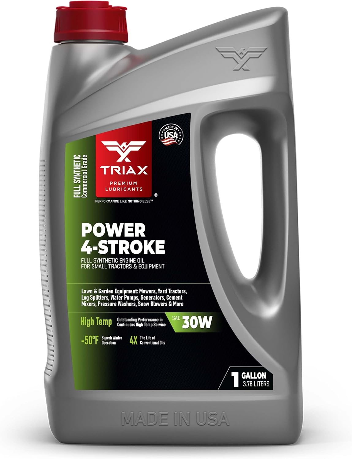 TRIAX Power 4-Stroke 30W Full Synthetic Small Engine Oil Review