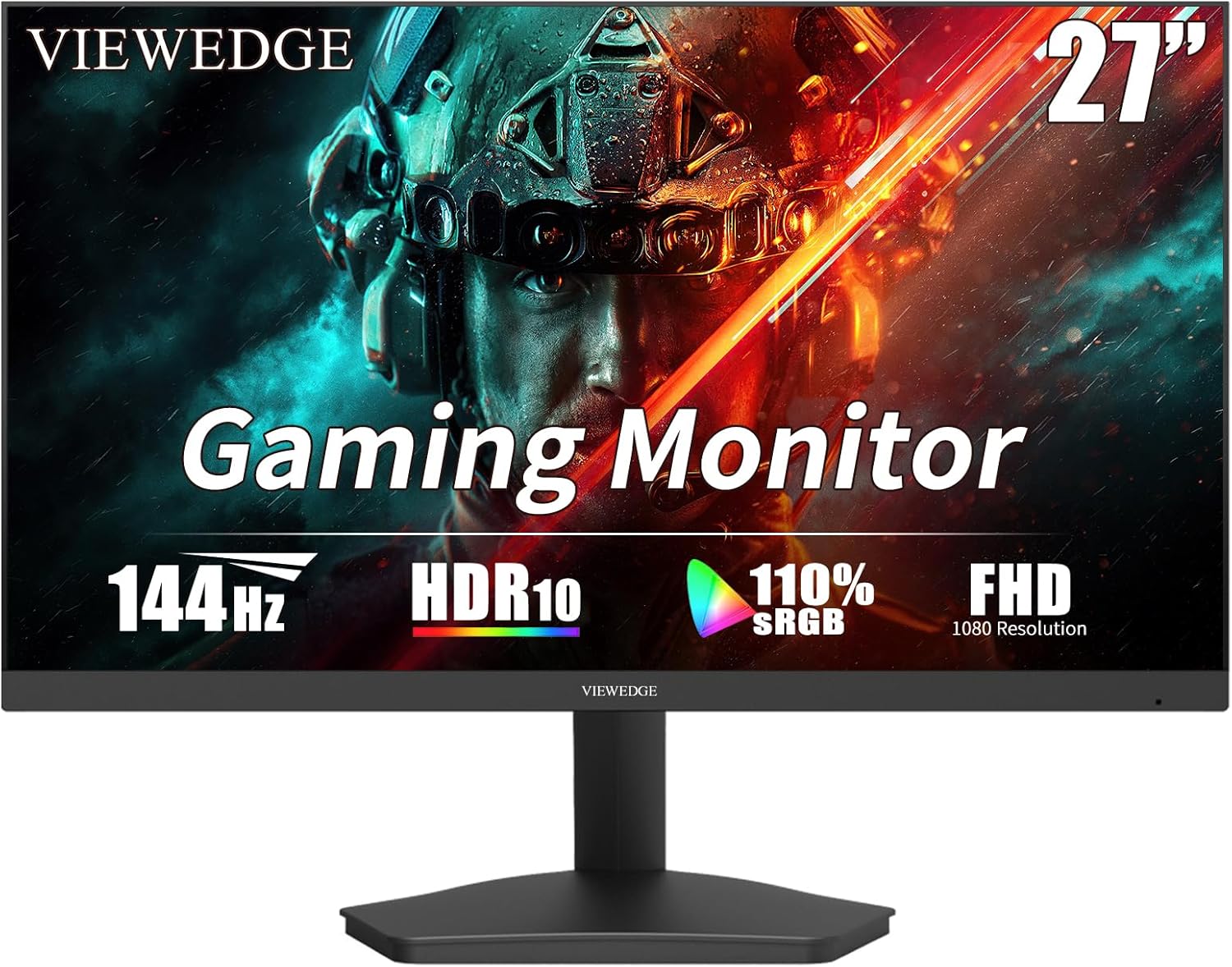 27 Viewedge FHD Gaming Monitor: 144hz, 1ms IPS