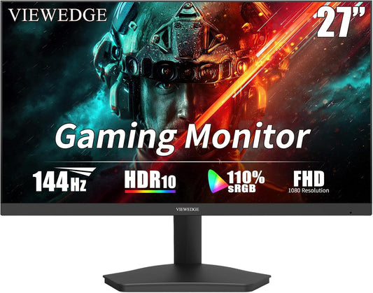 27 Viewedge FHD Gaming Monitor: 144hz, 1ms IPS