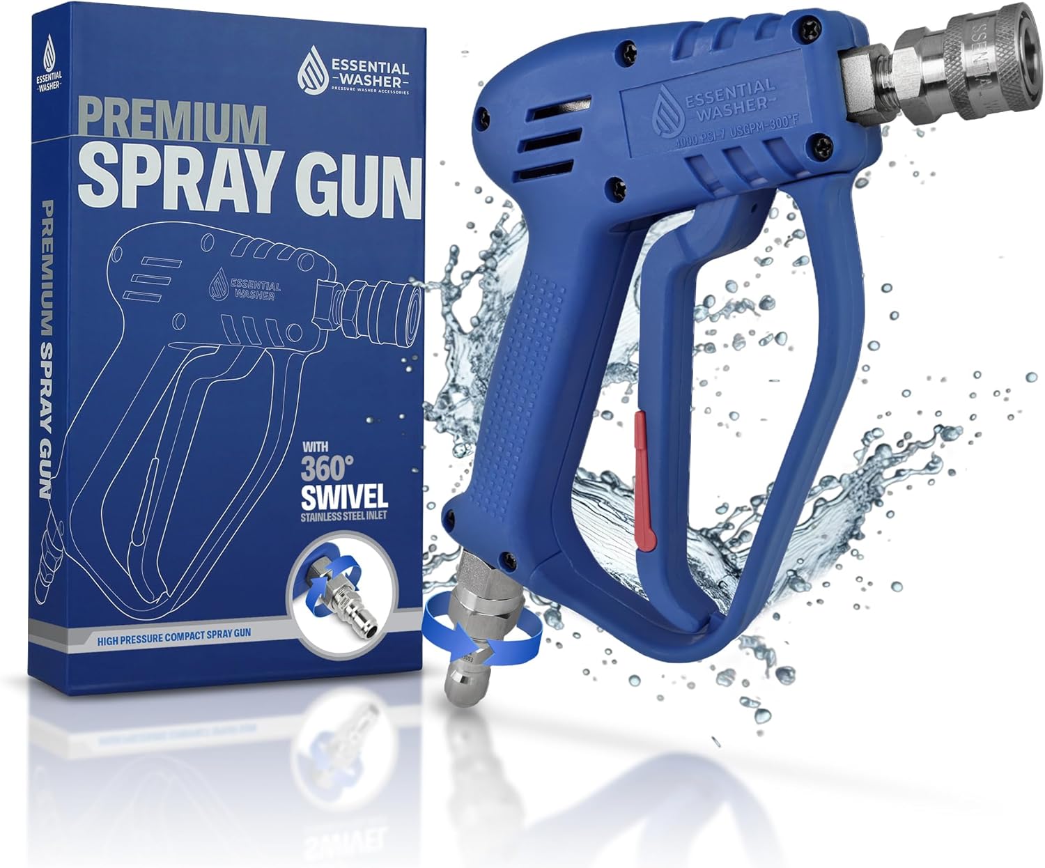 Essential Washer Short Pressure Washer Gun for High Pressure Use