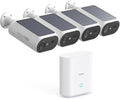 AOSU Solar Security Cameras: Easy DIY Setup, No Subscription, 2K Color Night Vision