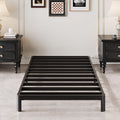 7 Inch Low Twin Bed Frame with Rounded Corner Legs - Quiet, Heavy Duty