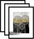 16x20 Picture Frame Set of 3 - Lightweight Black Wall Frames
