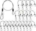 Stage Lights Safety Cables 20 Pack 2 ft - Heavy Duty Security