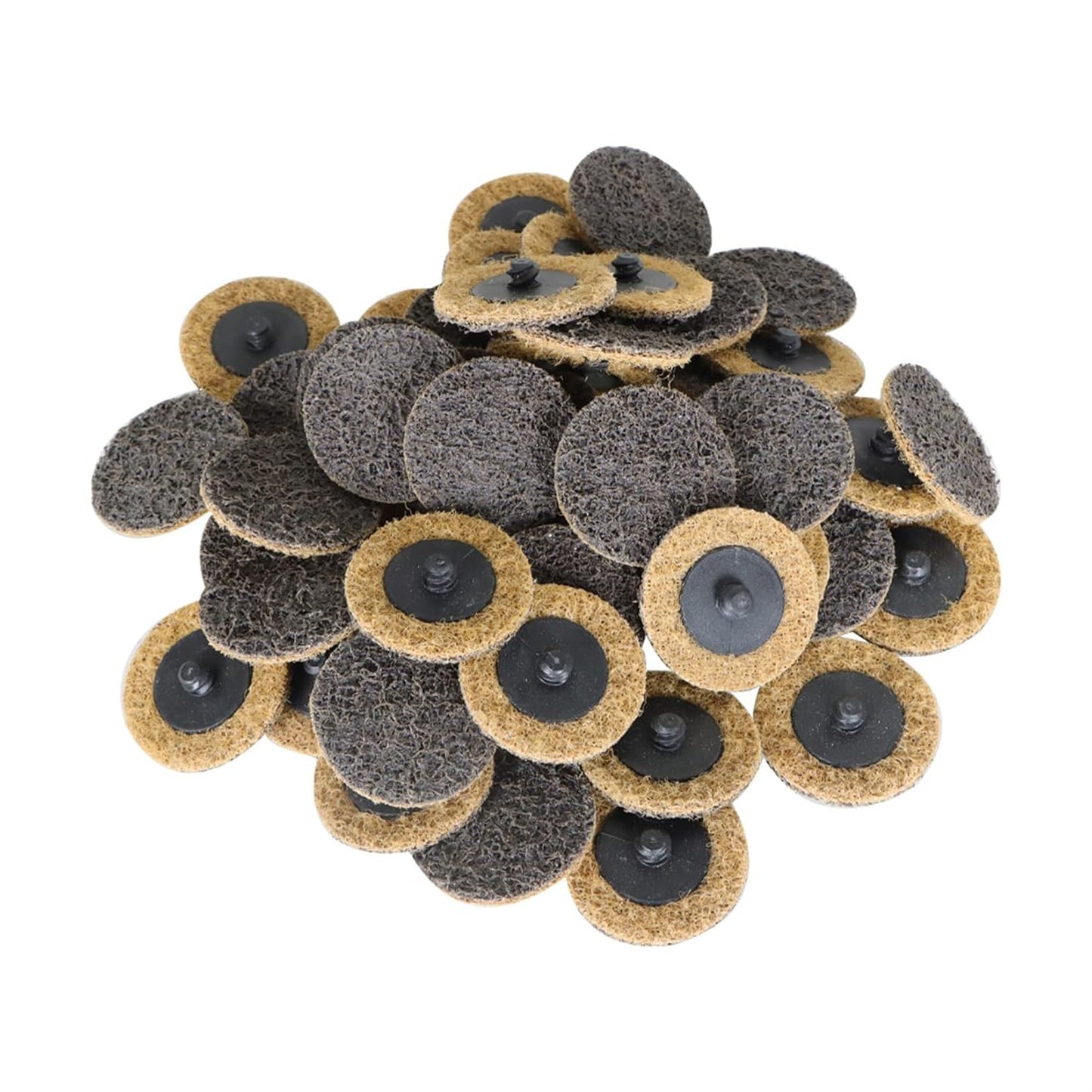findmall 2 Brown Conditioning Discs - Coarse Grit for Metal