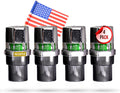 Tire Pressure Monitoring Valve Caps Sensor Gauge - Visual 85 PSI Alert