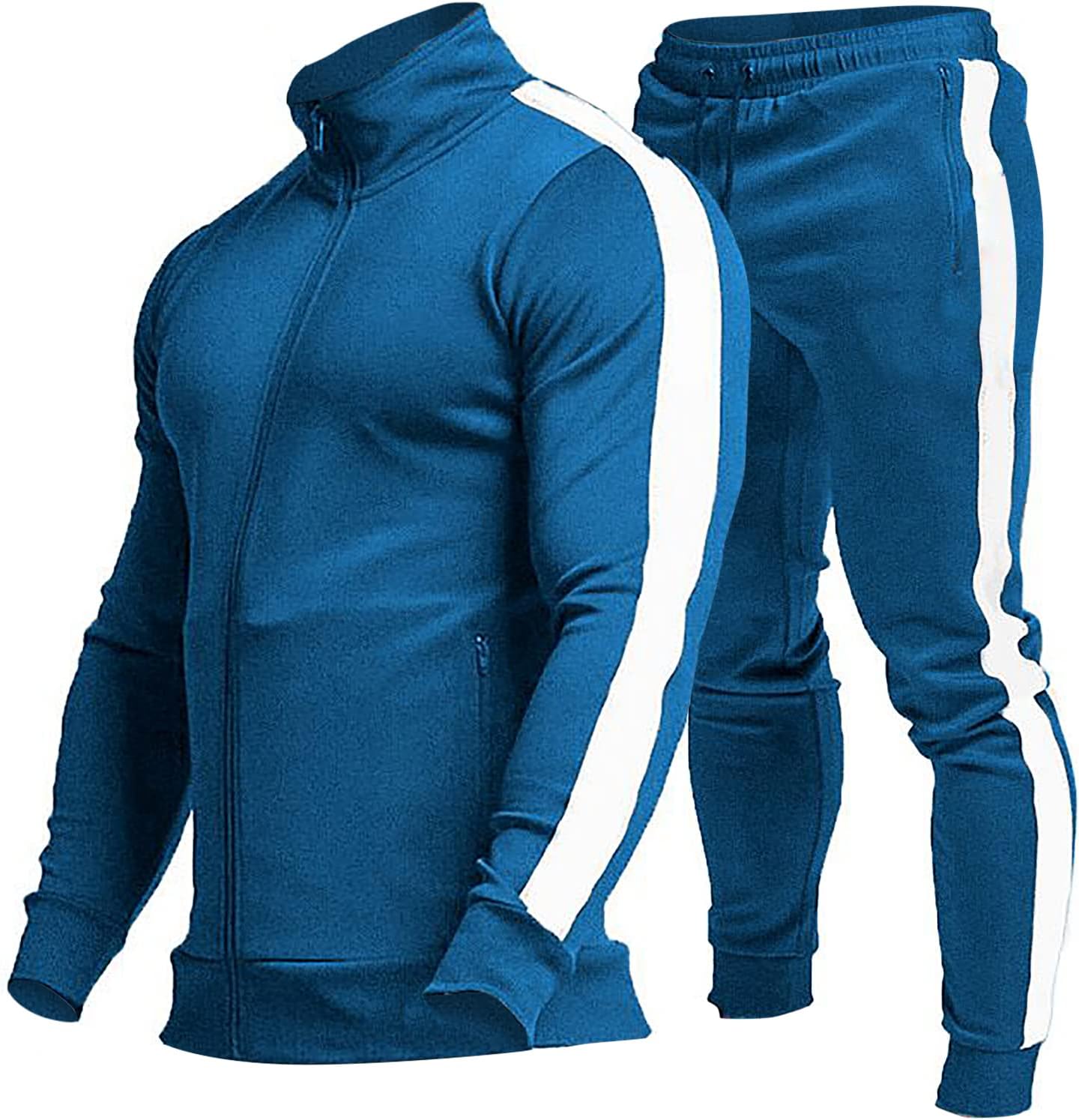 TEZO Men's Casual Active Tracksuits for Sports and Jogging