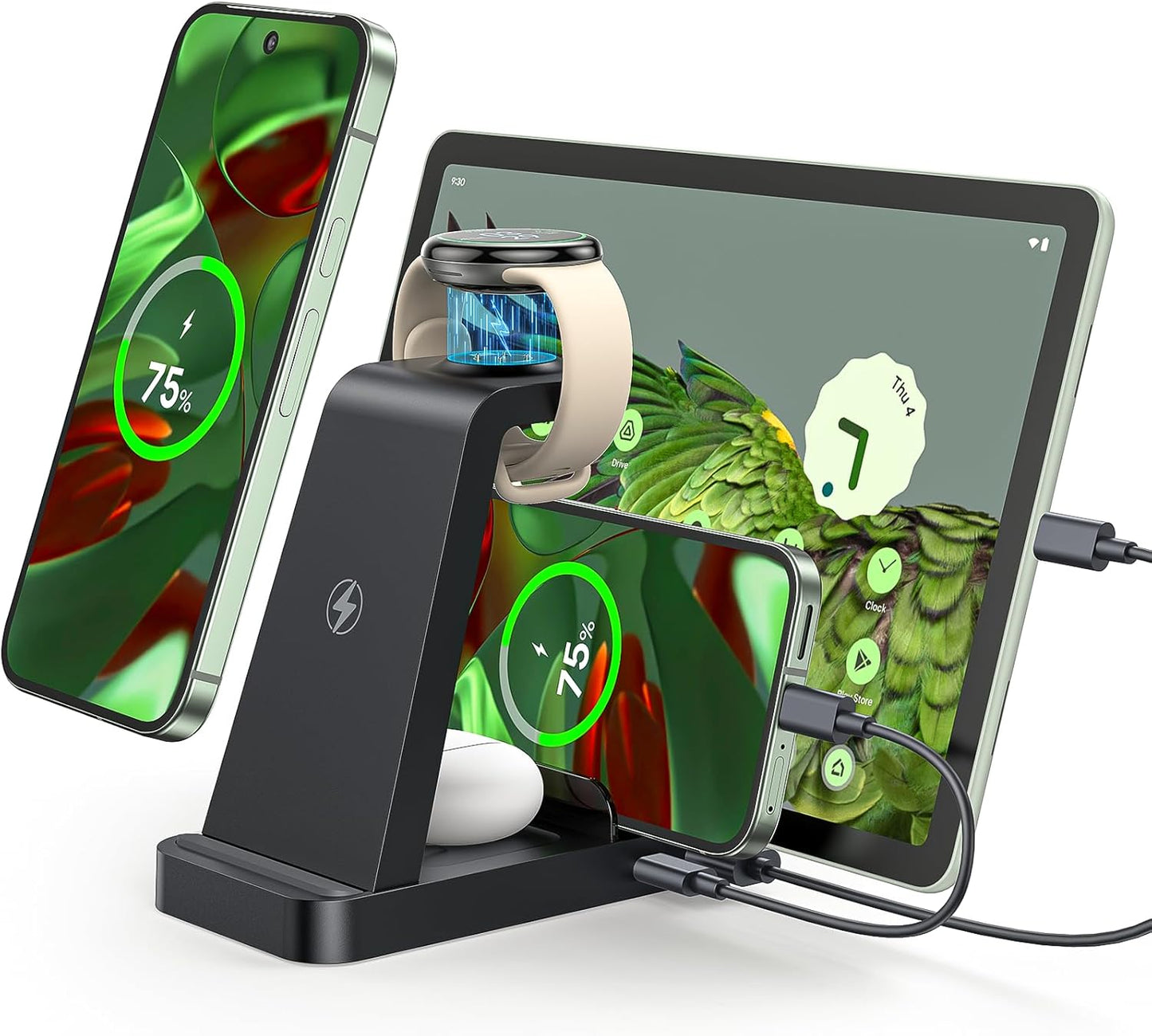 5 in 1 Wireless Charger Station for Google Pixel Devices