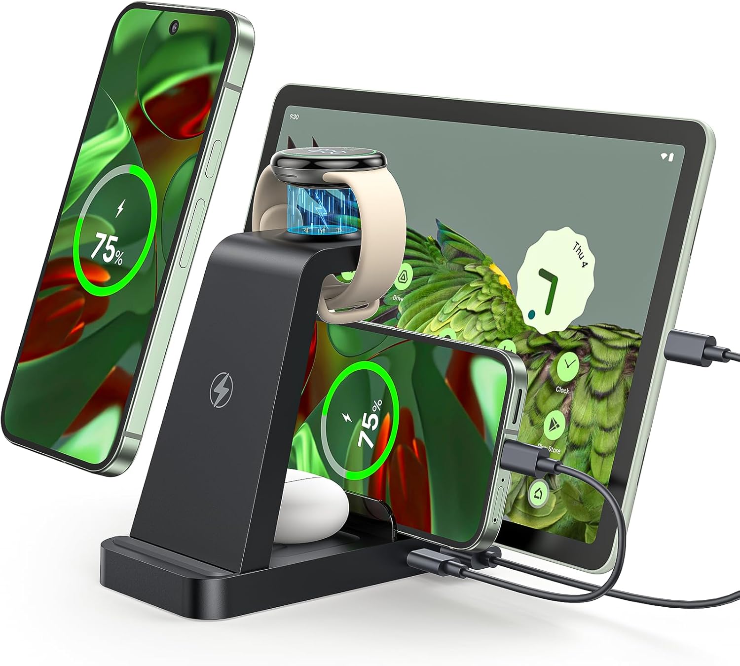 5 in 1 Wireless Charger Station for Google Pixel Devices