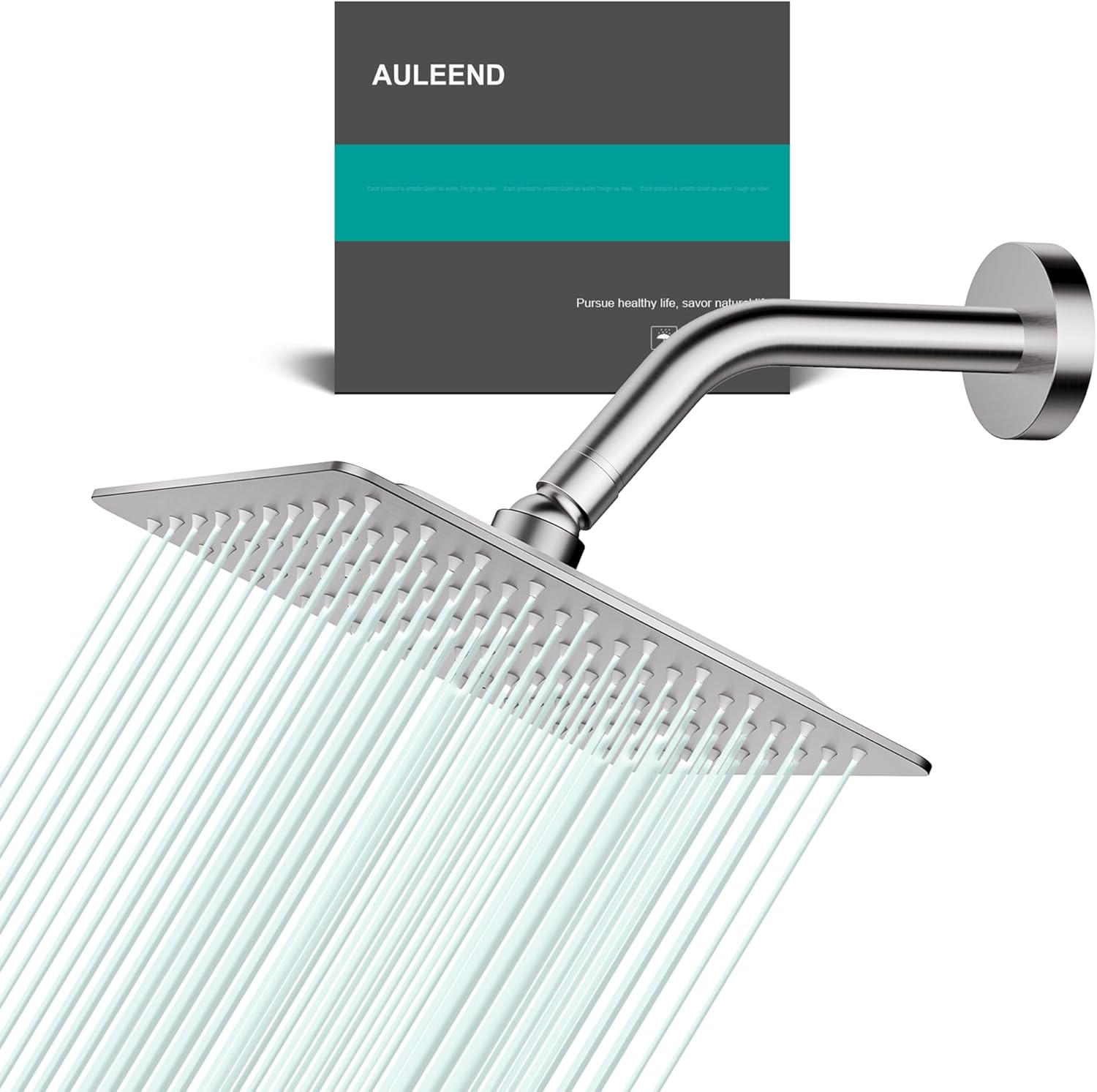 High Flow Square Rain Shower Head for Luxurious Bathing Experience
