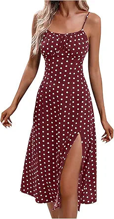 Summer Dresses for Women 2024 Casual Boho Sundress Mini Dress