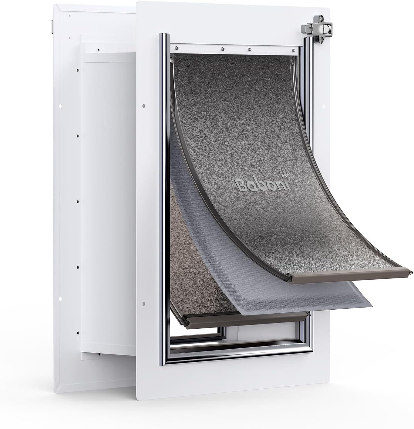 Baboni Pet Door for Wall - Durable 3-Flap Design for Pets