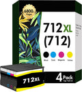 712 712XL T210 Designjet Ink Cartridges Combo Pack - High Yield 4-Pack