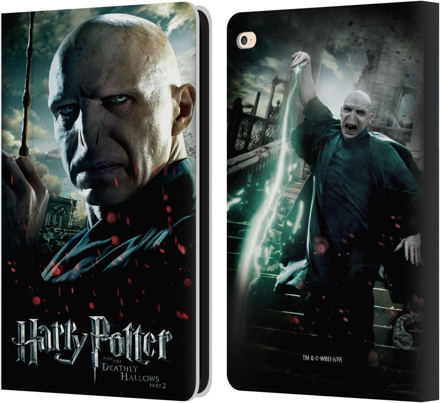 Harry Potter Voldemort Deathly Hallows VIII Leather Wallet Case