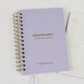 Church Notes Journal Sermon & Podcast Notebook - Guided A5