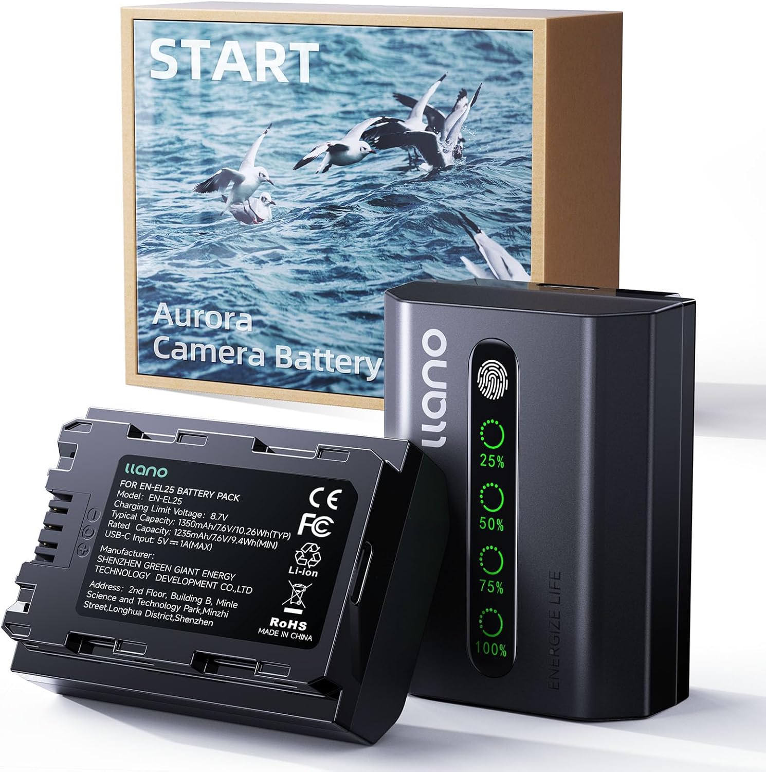 llano 2600mAh Aurora NP-FZ100 Battery for Sony Cameras