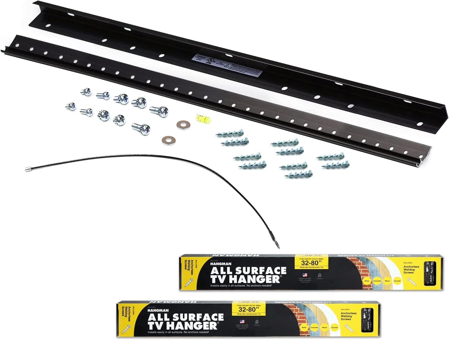 Hangman 32 to 80 All Surface TV Hanger for Easy Installation