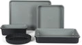 Carbon Steel Baking Pans Bakeware Set - Nonstick 5-Piece