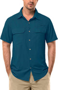 33,000ft Men's UPF 50+ Short Sleeve Hiking Shirt - Cool, Quick Dry