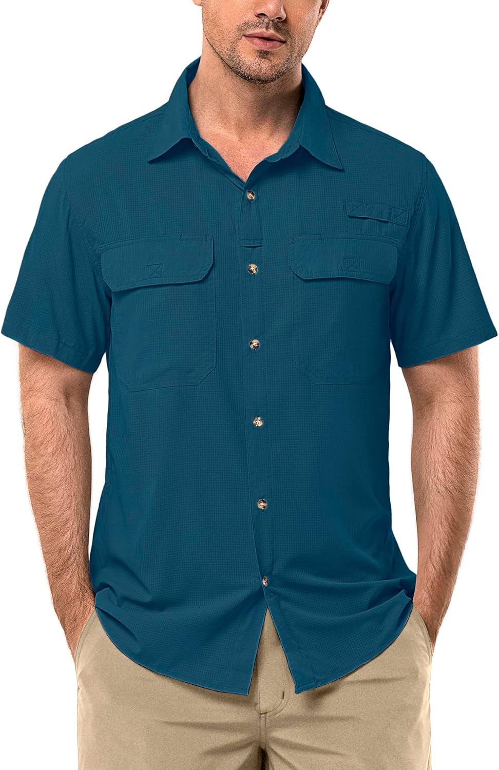 33,000ft Men's UPF 50+ UV Short Sleeve Hiking Shirt Review