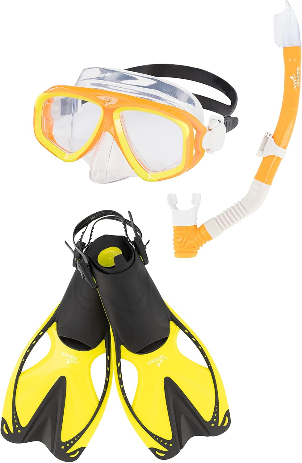 Speedo Unisex-Adult Swim Snorkel Dive Mask Adventure Series