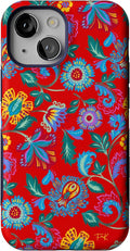 Casely iPhone 13 Mini Case Painted Flowers - Bold Floral Protection