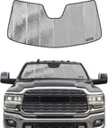 Windshield Sun Shade for Ram 2500/3500/4500/5500 2019-2025 with 5 in