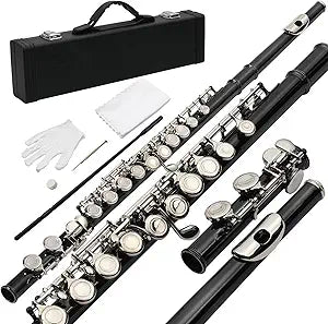 Ktaxon C Closed Hole Flute Kit for Students and Professionals