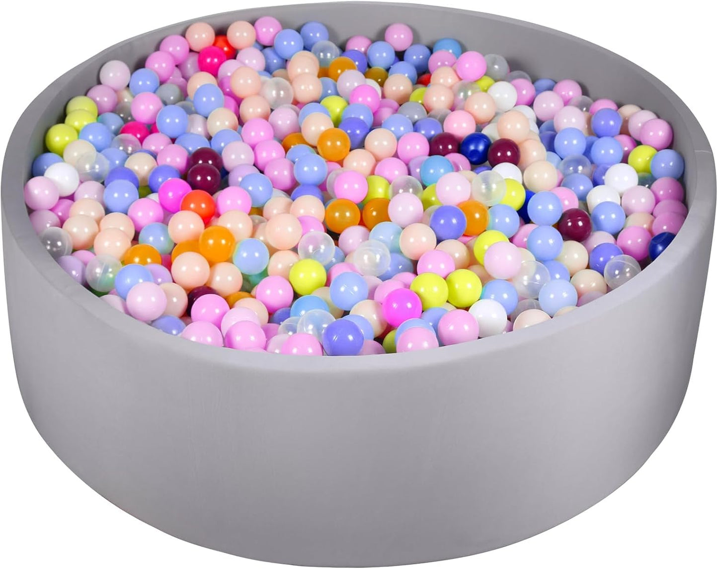 Ball Pit for Kids 47.2in Round Foam Soft Play Equipment